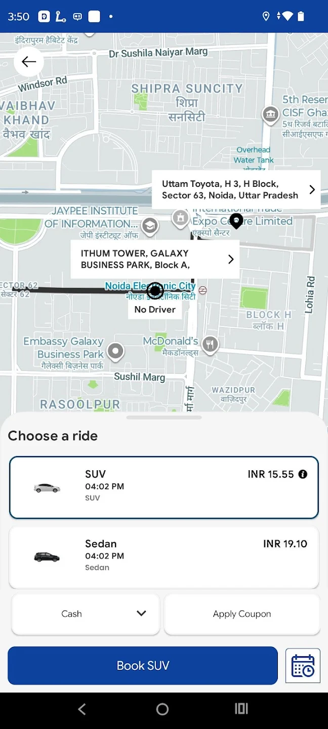 User App Screen 2
